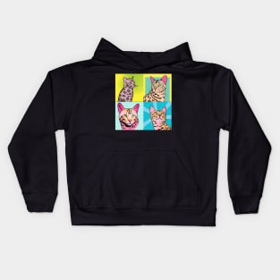 Ocicat Pop Art - Cat Lover Gift Kids Hoodie